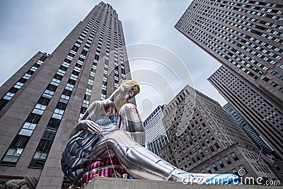 â€œSeated Ballerina,â€ Editorial Stock Photo